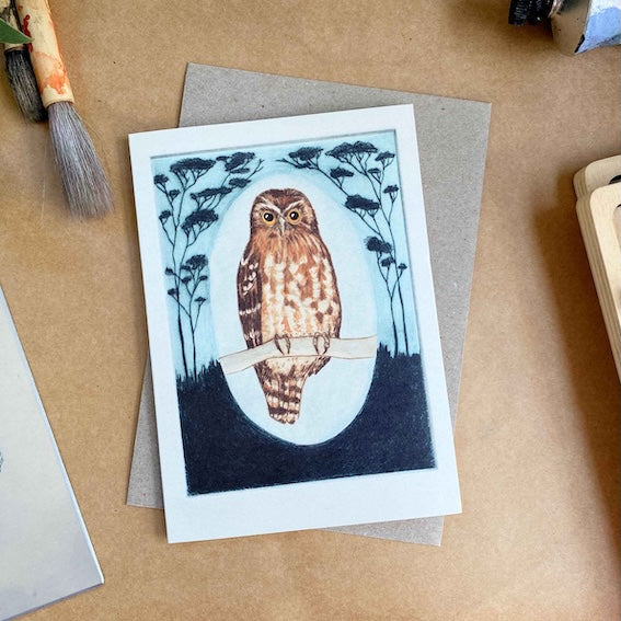 Greeting Card - Southern Boobook "I am a Magpie" Collection