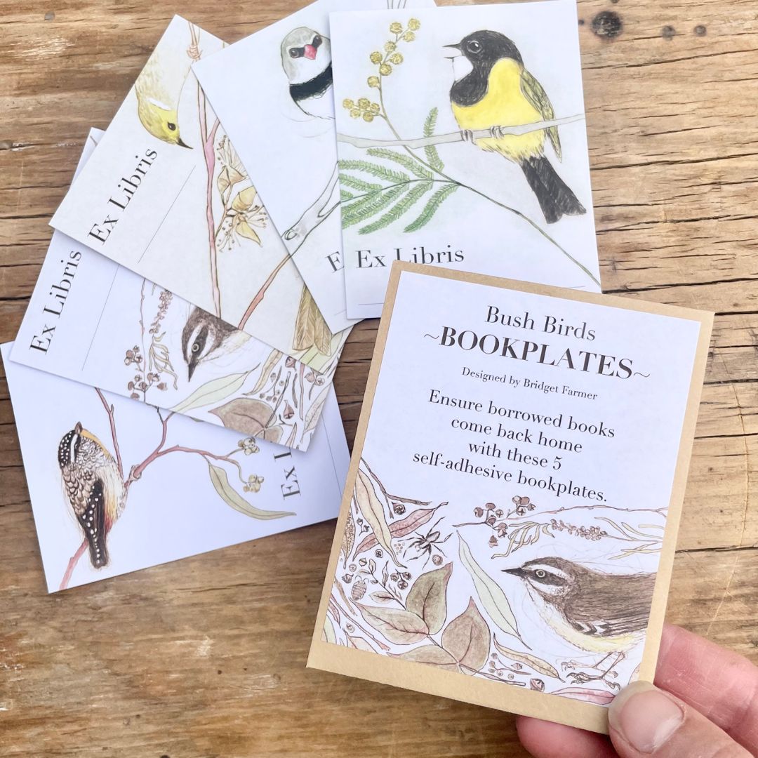 Bookplates - Bush Birds - Set of 5