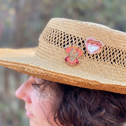 Crazy Chicken Lady - Enamel Pin