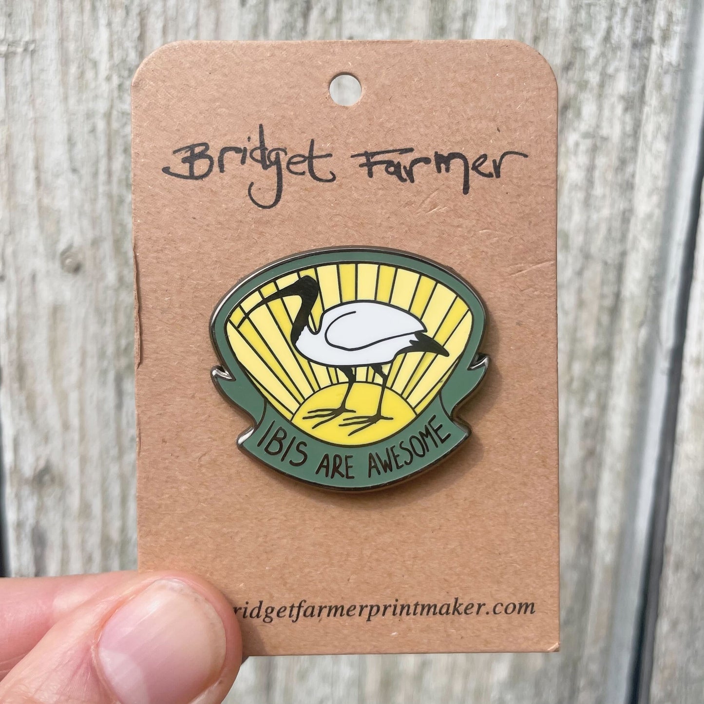 Ibis Are Awesome - Enamel Pin
