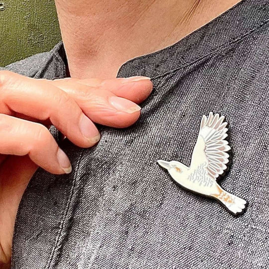 Kookaburra in Flight - Enamel Pin