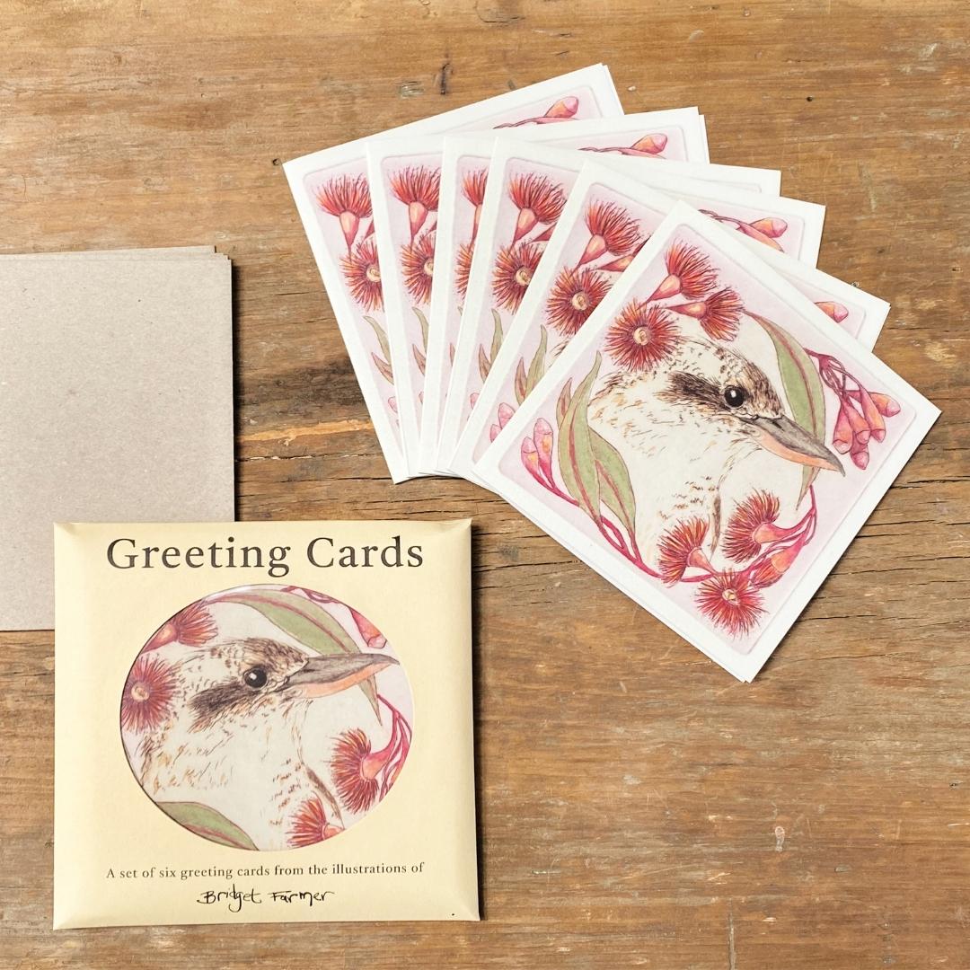 Christmas Card Set - Christmas Kookaburra (6 cards)