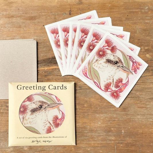 Christmas Card Set - Christmas Kookaburra (6 cards)