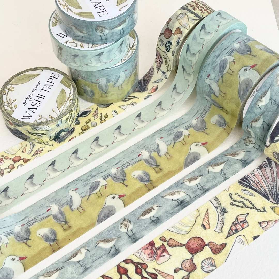 Silver Gulls Washi (30mm)