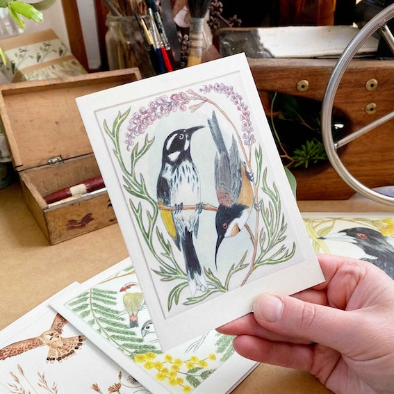 QUICK ORDER - 18 x I am a Magpie Greeting Cards (3 x 6 designs)