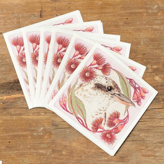 Christmas Card Set - Christmas Kookaburra (6 cards)