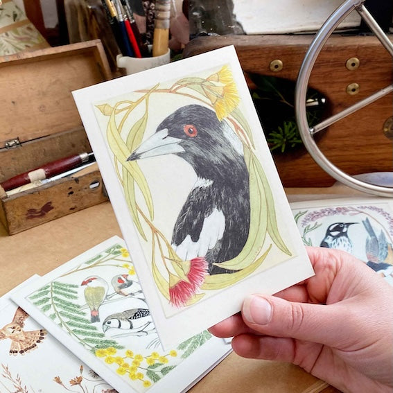 QUICK ORDER - 18 x I am a Magpie Greeting Cards (3 x 6 designs)