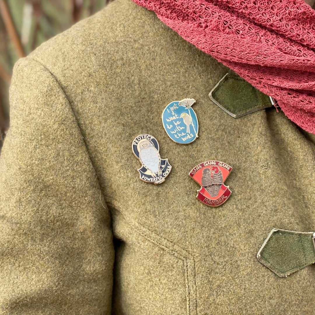 I Just Want To Be With The Birds - Enamel Pin