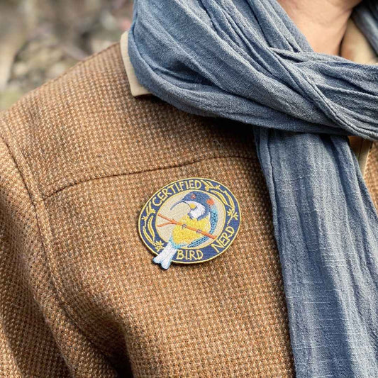 Certified Bird Nerd - Embroidered Patch