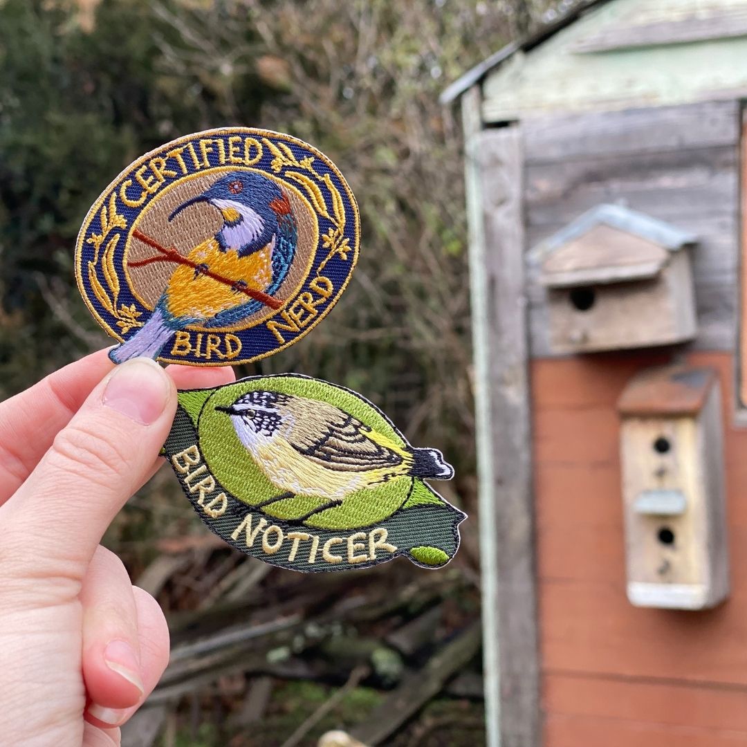 Certified Bird Nerd - Embroidered Patch