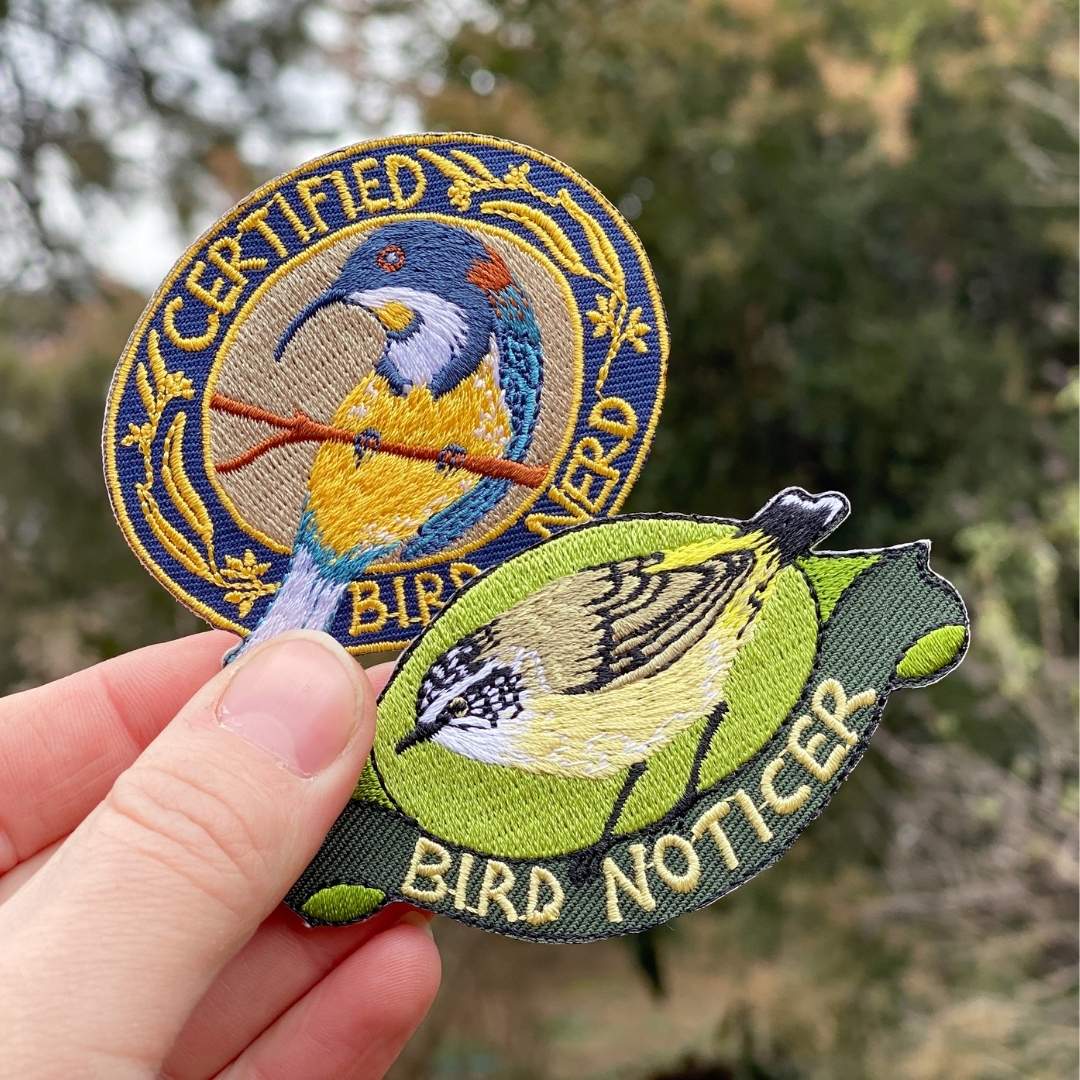 Certified Bird Nerd - Embroidered Patch