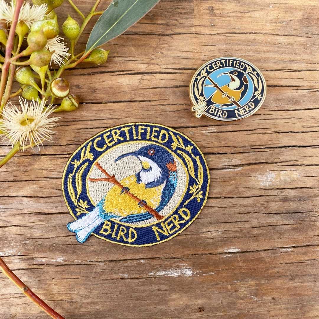 Certified Bird Nerd - Embroidered Patch