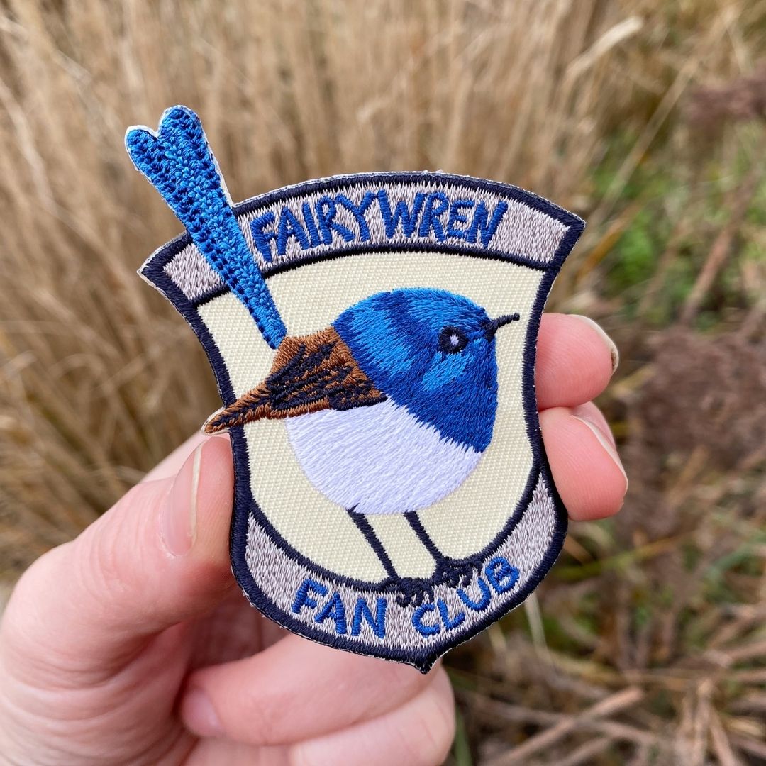 Fairywren Fan Club - Embroidered Patch
