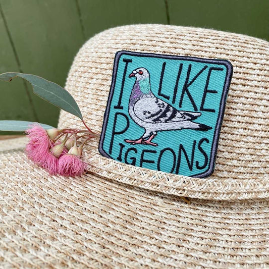 I Like Pigeons - Embroidered Patch
