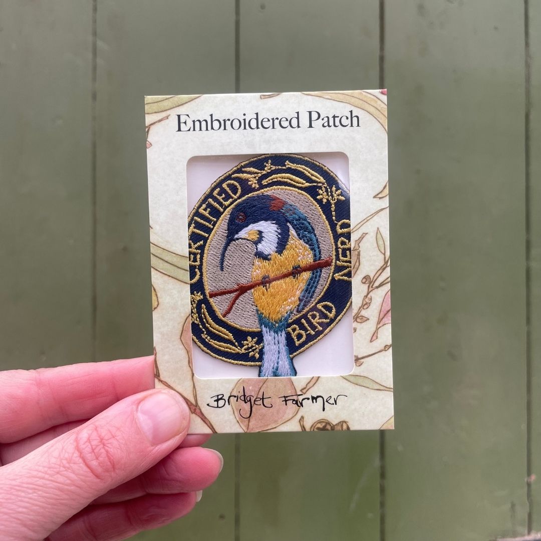 Certified Bird Nerd - Embroidered Patch