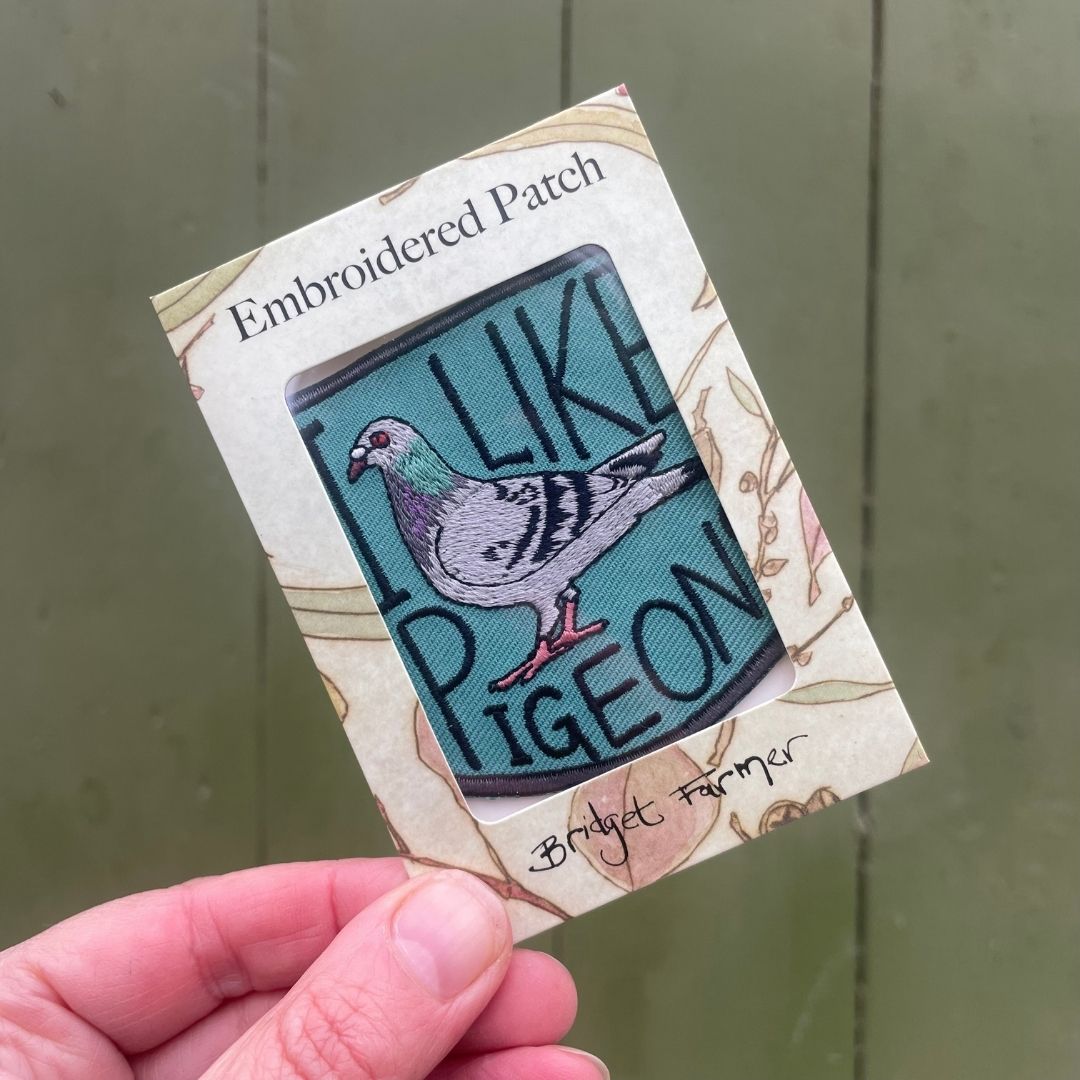 I Like Pigeons - Embroidered Patch