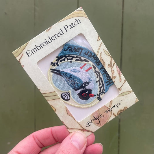 Hooded Plover Lover- Embroidered Patch