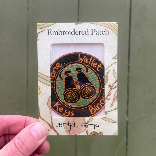 Phone, Wallet, Keys, Binoculars - Embroidered Patch