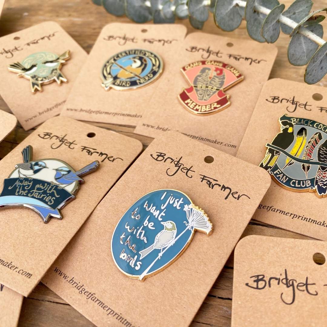I Just Want To Be With The Birds - Enamel Pin