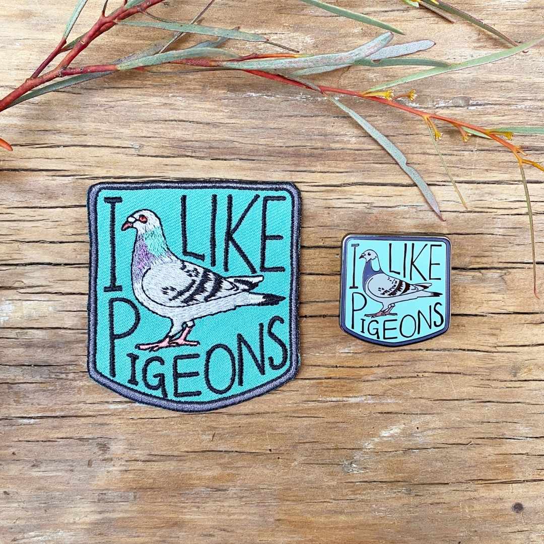 I Like Pigeons - Enamel Pin