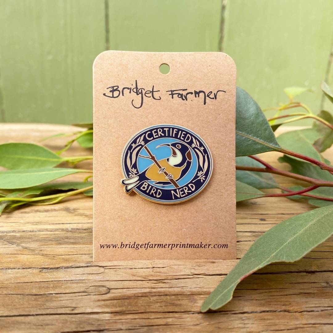 Certified Bird Nerd - Enamel Pin