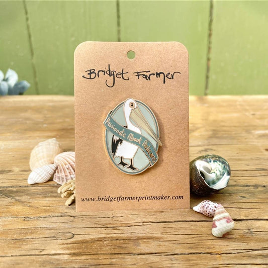 Passionate About Pelicans - Enamel Pin