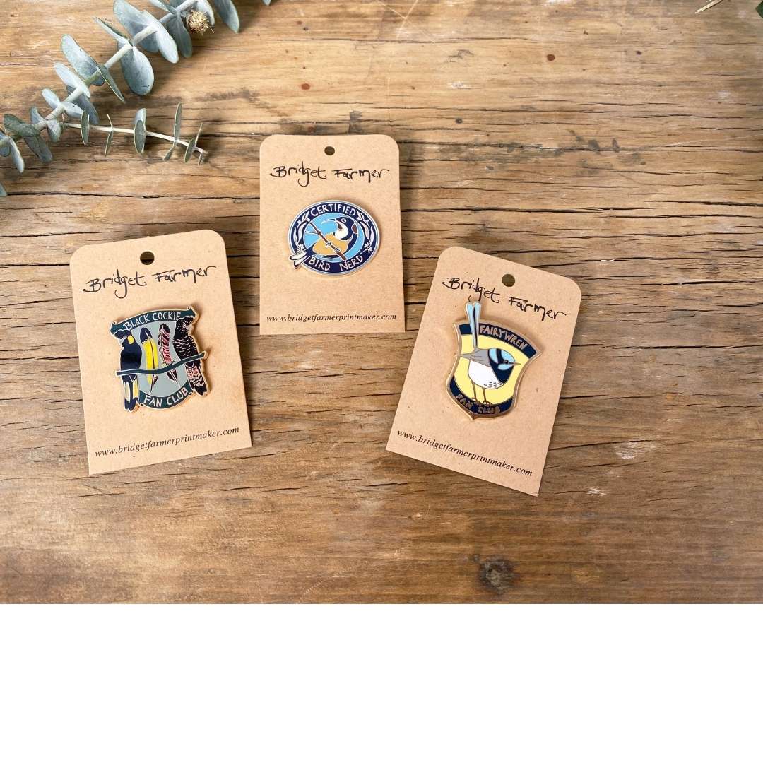 Certified Bird Nerd - Enamel Pin