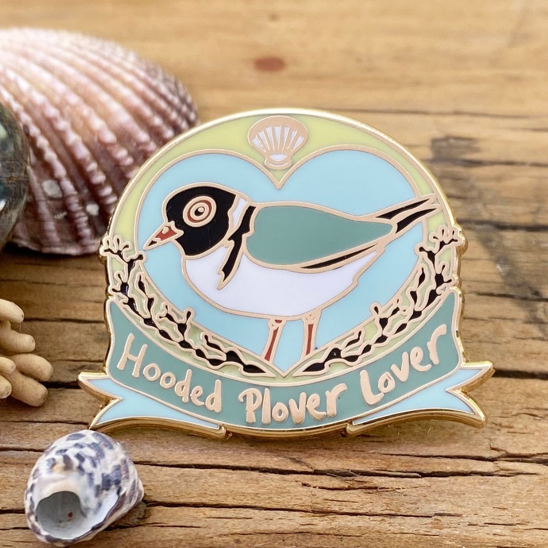 Hooded Plover Lover - Enamel Pin