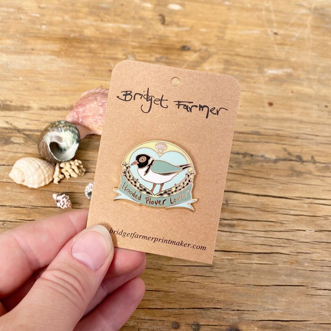 Hooded Plover Lover - Enamel Pin