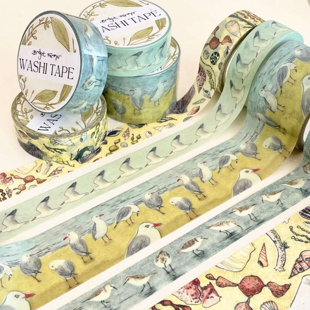 Silver Gulls Washi (15mm)