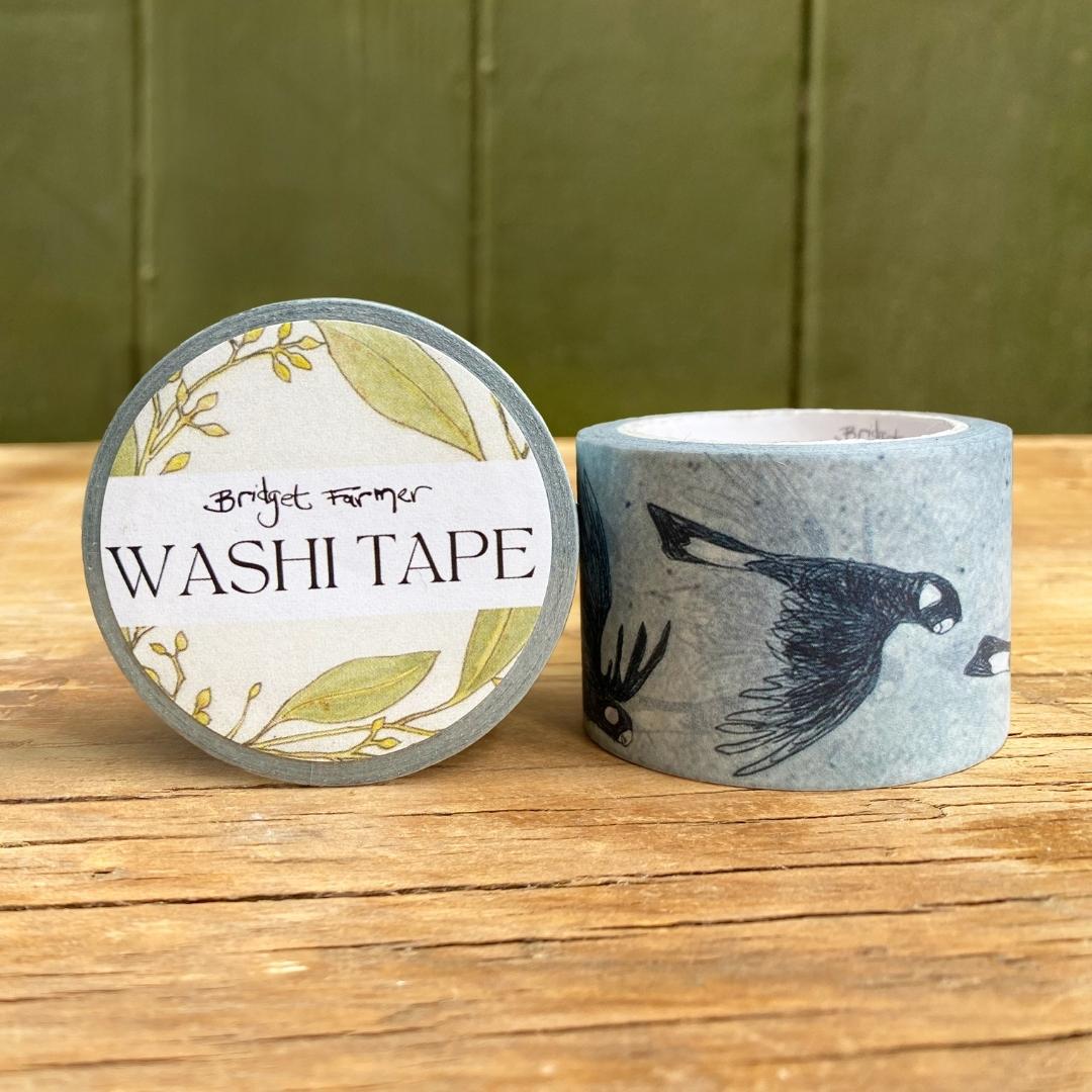 Black Cockatoos Washi (30mm)