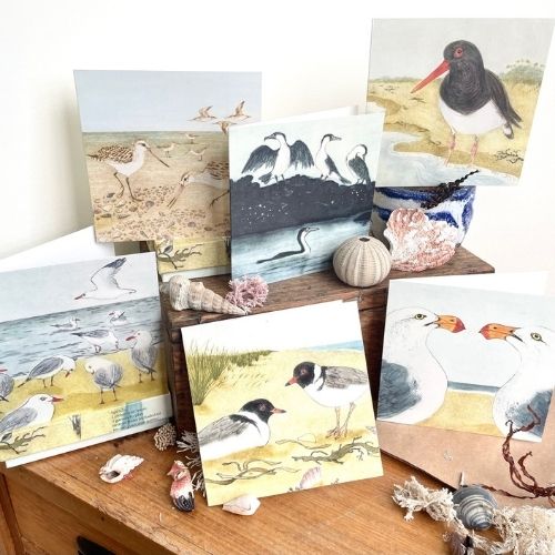 QUICK ORDER - 18 x Beach Bird Greeting Cards (3 x 6 designs)
