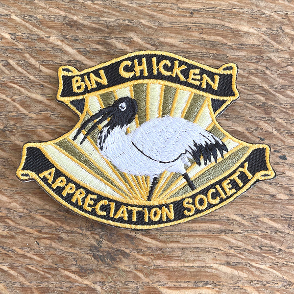 Bin Chicken Appreciation Society - Embroidered Patch