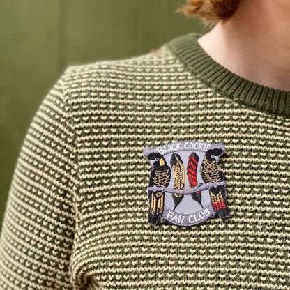 Black Cockie Fan Club Embroidered Patch