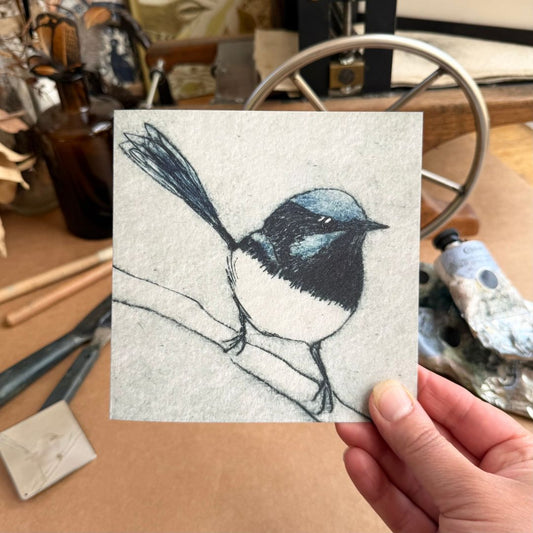 Greeting Card - Blue