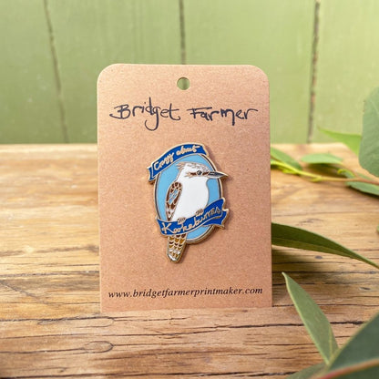 Crazy About Kookaburras - Enamel Pin