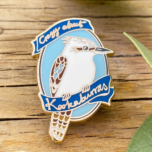 Crazy About Kookaburras - Enamel Pin