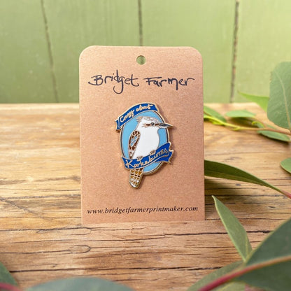 Crazy About Kookaburras - Enamel Pin
