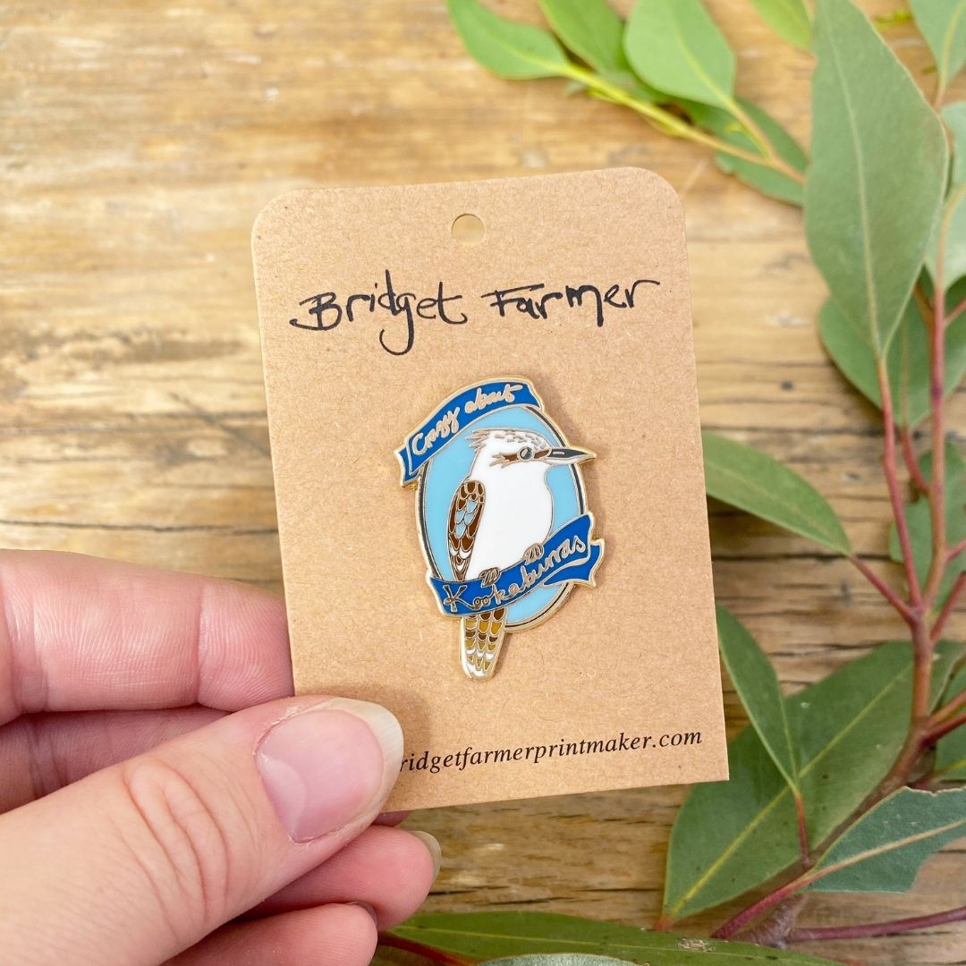 Crazy About Kookaburras - Enamel Pin