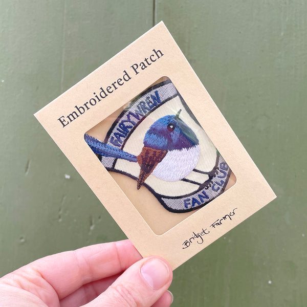 Fairywren Fan Club - Embroidered Patch