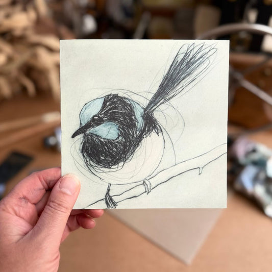 Greeting Card - Fairywren