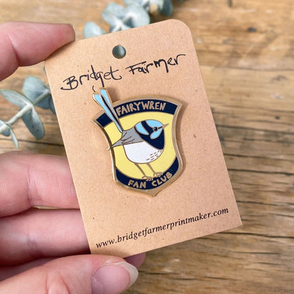Fairywren Fan Club - Enamel Pin