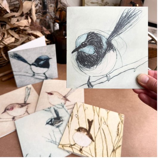 Greeting Card - Fairywren