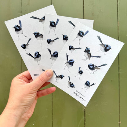 Fairywren Sticker Sheet (A6)