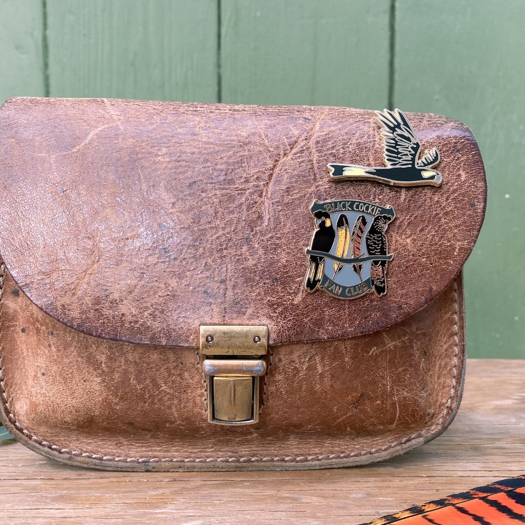 Yellow-tailed Cockatoo in Flight - Enamel Pin