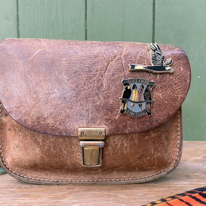 Yellow-tailed Cockatoo in Flight - Enamel Pin