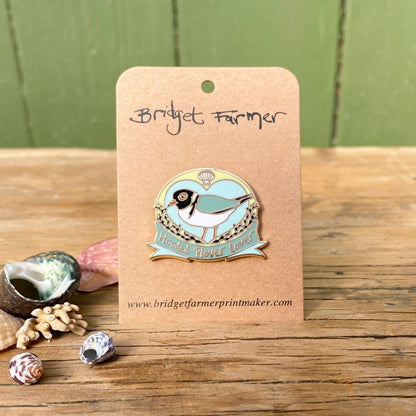 Hooded Plover Lover - Enamel Pin