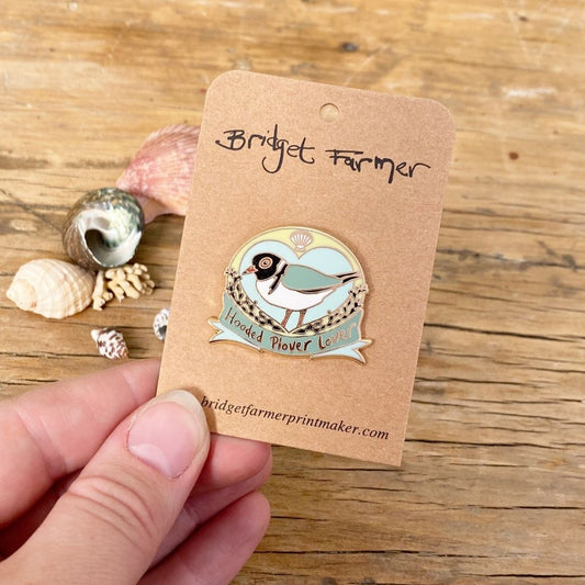 Hooded Plover Lover - Enamel Pin