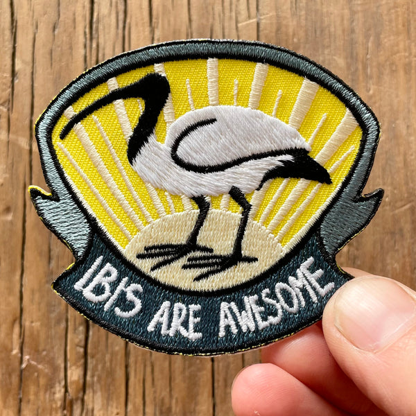 Ibis are Awesome Embroidered Patch