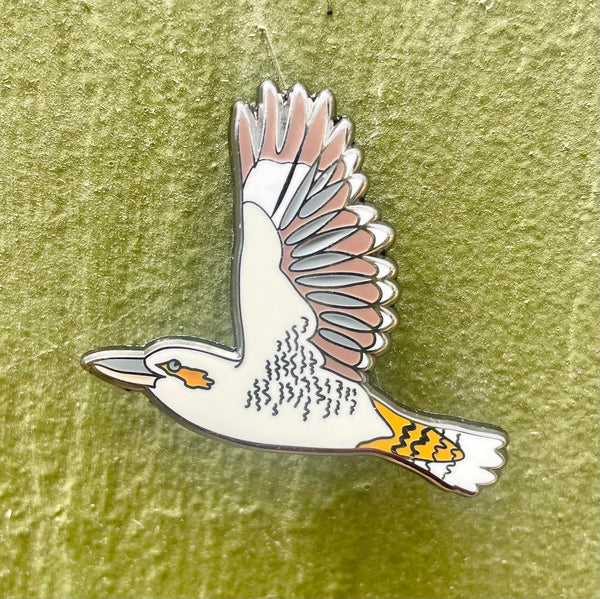 Kookaburra in Flight - Enamel Pin